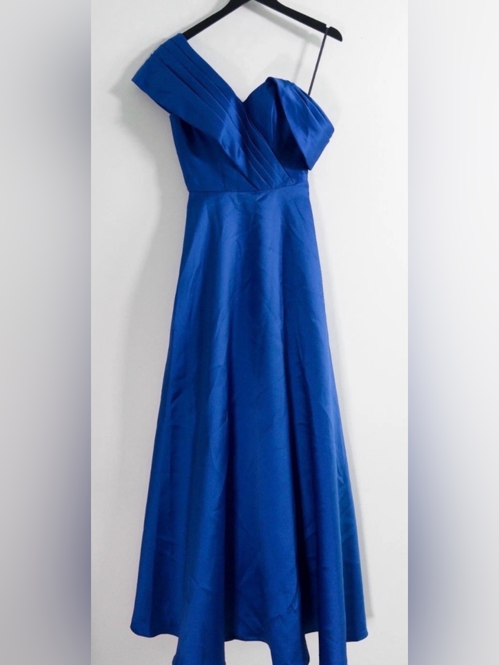 Jovani One-Shoulder Blue Evening Dress